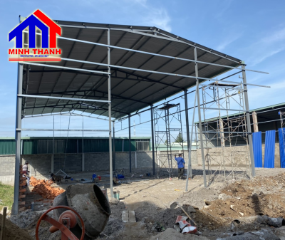 XÂY DỰNG NHÀ XƯỞNG TẠI THUẬN AN